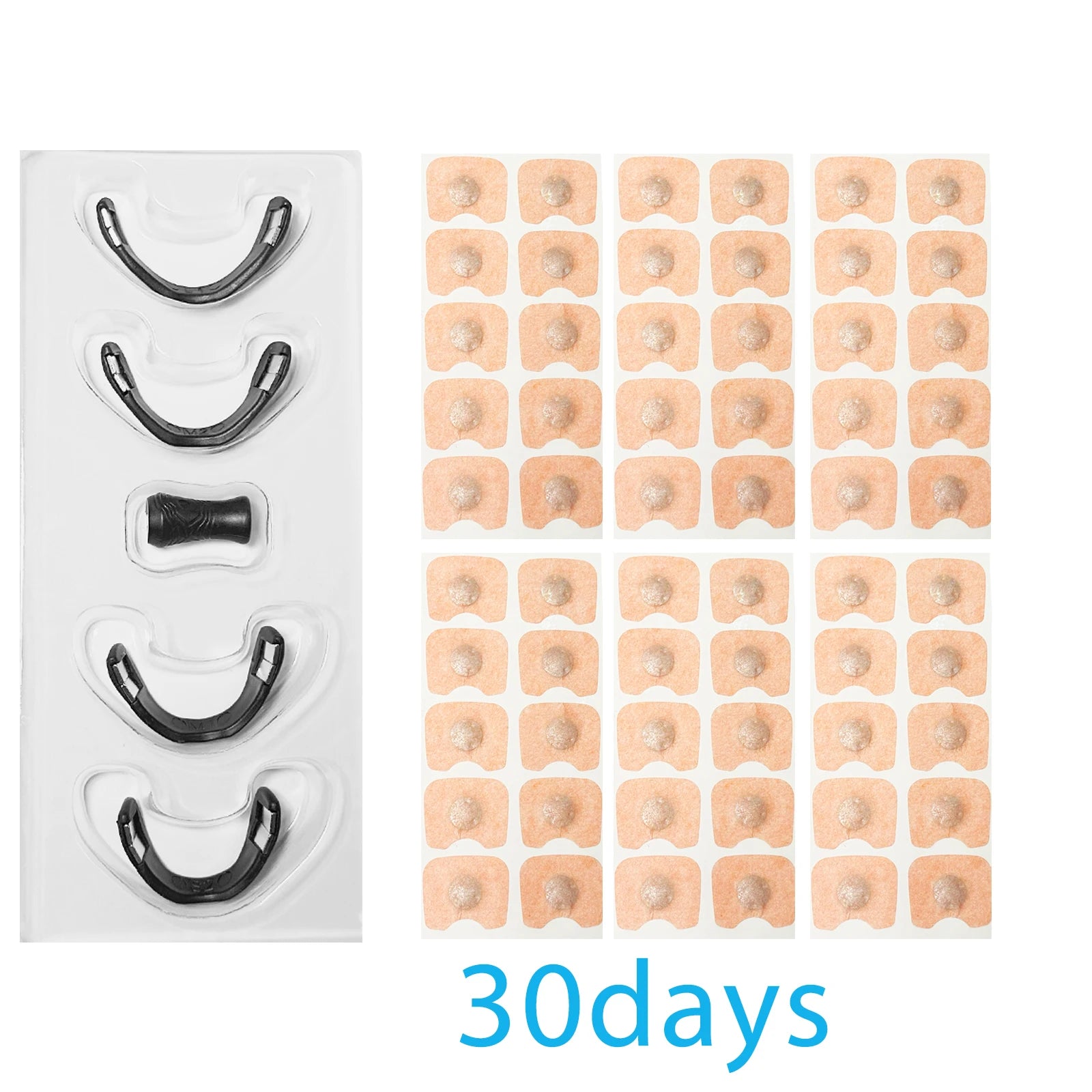 Anti Snoring Magnetic Nose Clip Nasal Strips(Clip not included on 10pcs and 50pcs)