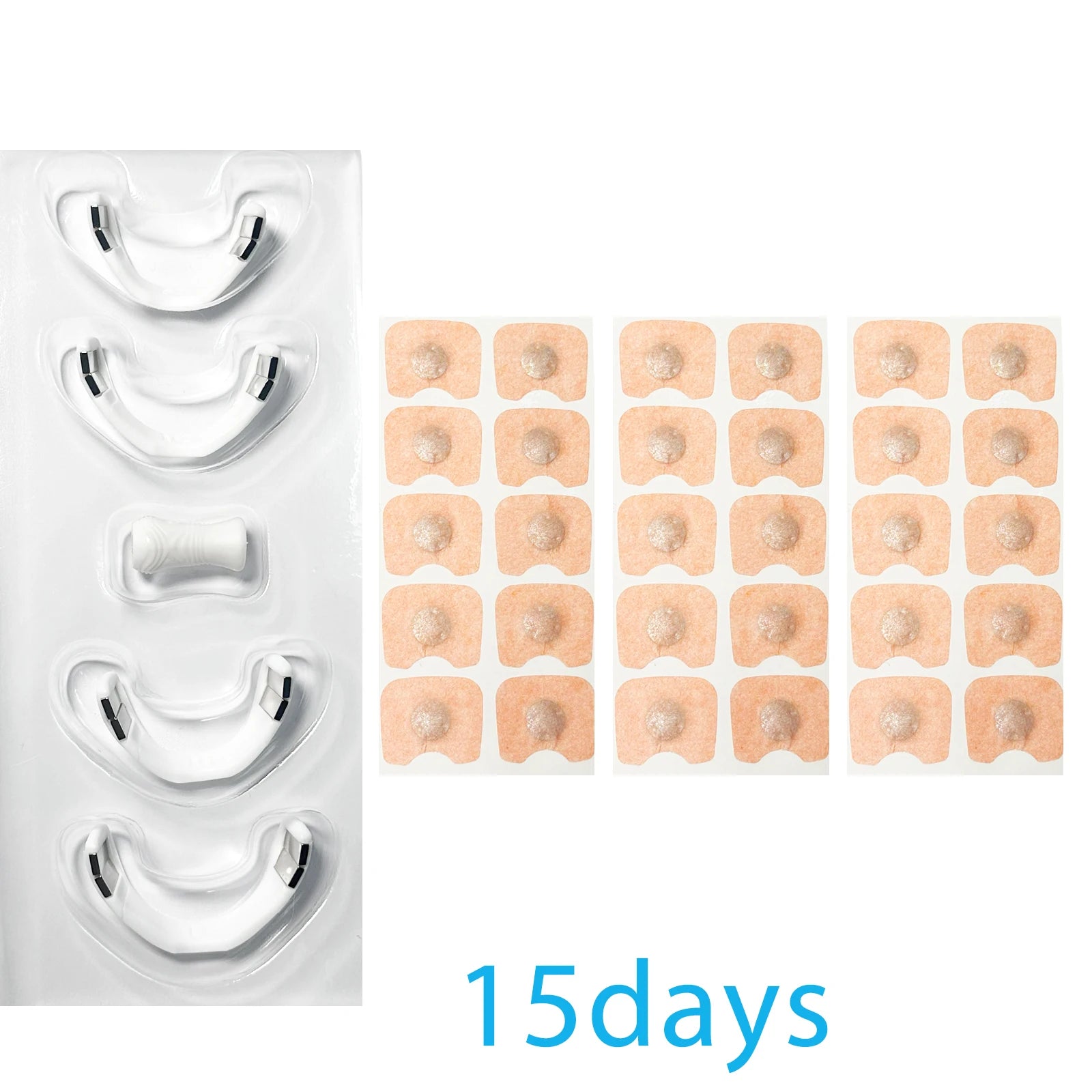 Anti Snoring Magnetic Nose Clip Nasal Strips(Clip not included on 10pcs and 50pcs)