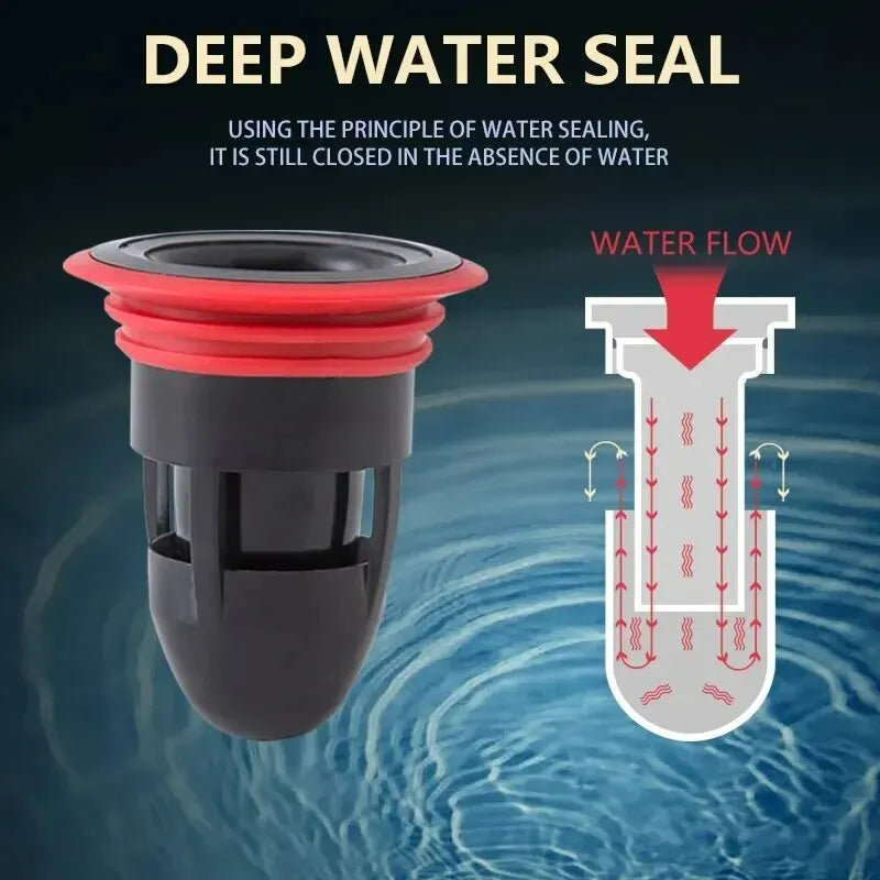 Anti Odor Floor Drain Core-Sewer Smell & Pest Blocker For Bathroom and Kitchen