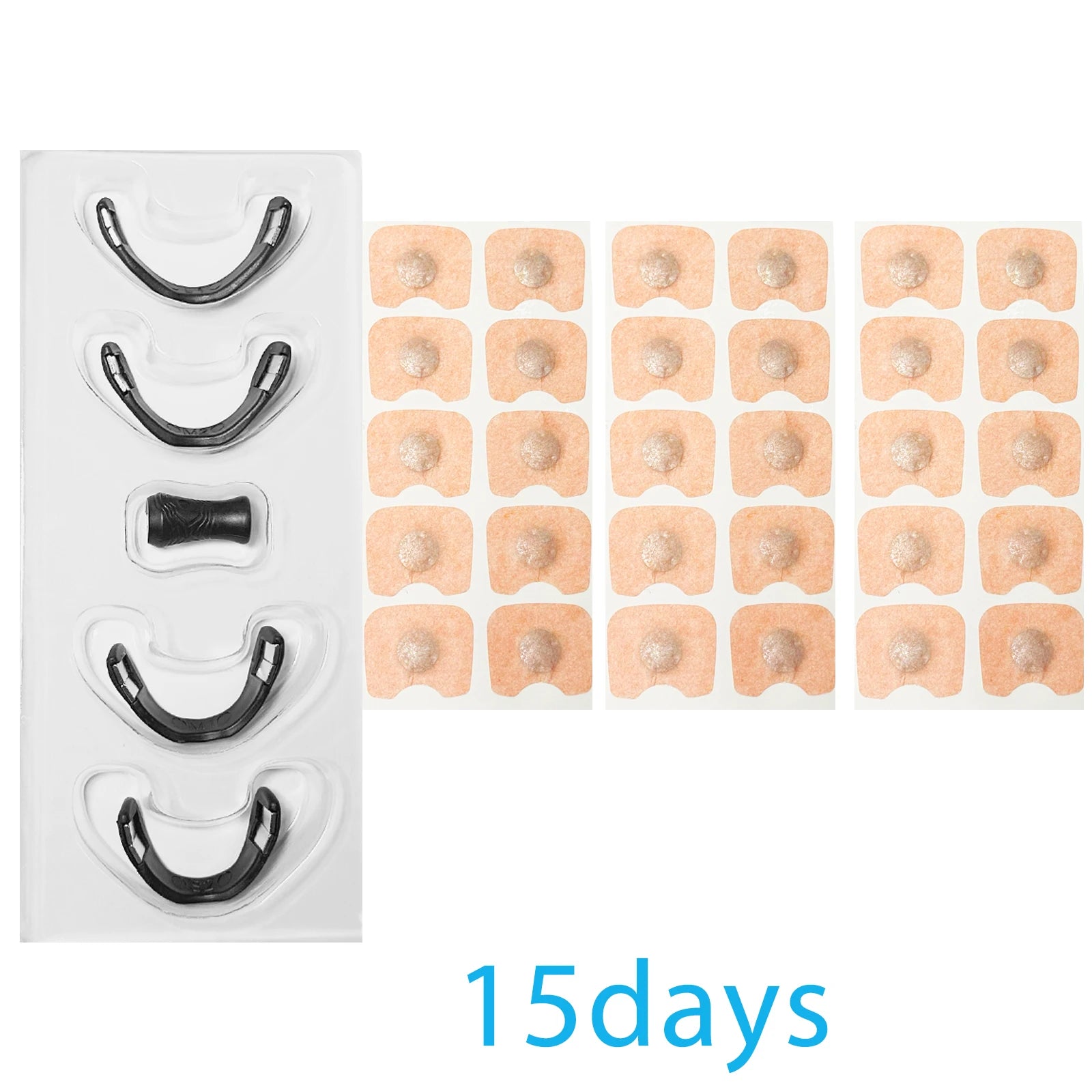 Anti Snoring Magnetic Nose Clip Nasal Strips(Clip not included on 10pcs and 50pcs)
